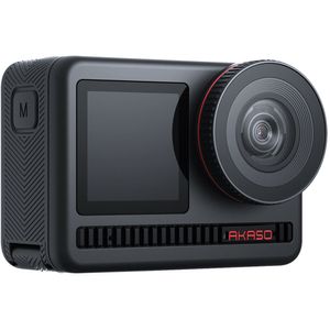 Cámara de Acción AKASO Brave 8 con Power Pack - Captura Video 4K a 60 fps, Imágenes de 48MP, Estabil