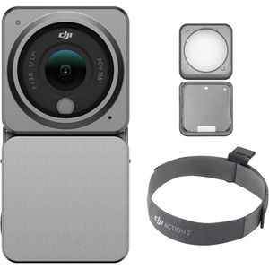DJI Action 2 Power 128GB Combo - Cámara Magnética 4K, Módulo de Potencia, Almacenamiento Interno, Re