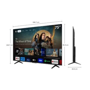Televisor TCL 75V6C 75" UHD Google TV Gris