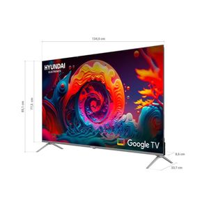 Televisor Hyundai 60" HYLED6005QG QLED 4K UHD Gris