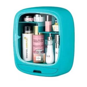 Organizador De Cosmeticos Para Pared Celeste