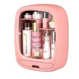 Organizador De Cosmeticos Para Pared Rosado