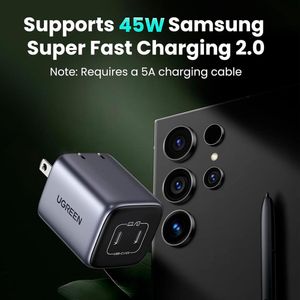 Cargador Dual USB-C UGREEN Nexode CD294 45W