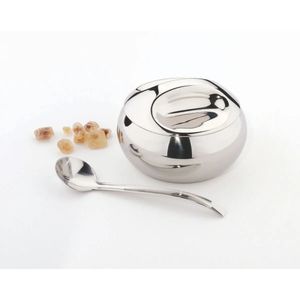 Azucarero de Acero Inoxidable 300gr con Cuchara - Tramontina 64400500