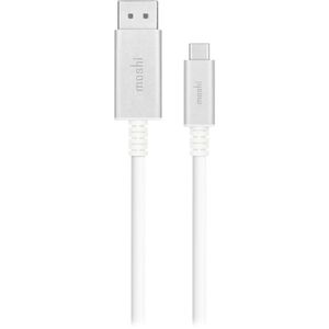 Cable Moshi USB Tipo-C a DisplayPort (5', Blanco) - Conector Macho USB Tipo-C, Conector Macho Displa