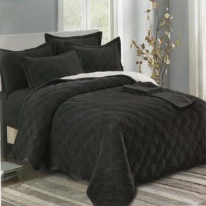 Set de Cubrecama 2Pz Piel c/ Carnero  Mingjia 100% Algodón de 5 Piezas N - 1