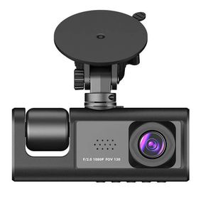 Cámara de Auto Triple Frontal Cabina y Retroceso + MicroSD 32 GB