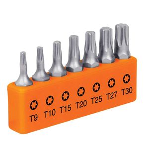 Juego de 7 Puntas Torx Combinadas largo 1'' Truper 17795