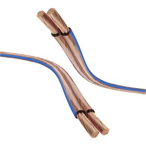 SatMaximum 14 AWG Indoor Transparent Speaker Wire (250')