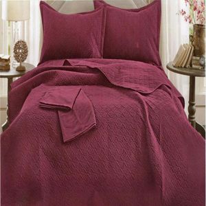 Set de Cubrecama Queen  Mingjia 100% Algodón de 5 Piezas RO-1