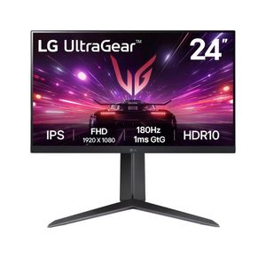 Monitor Gamer LG UltraGear 24GS65F‑B Pivoteable 24 IPS FHD 180Hz 1ms NVIDIA G‑Sync 24GS65F