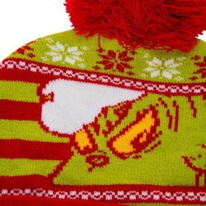 Gorro o Beanie navideño Dr. Seuss The Grinch