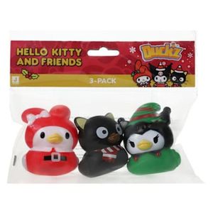 Packx3 patitos navideños de Hello Kitty y sus amigos