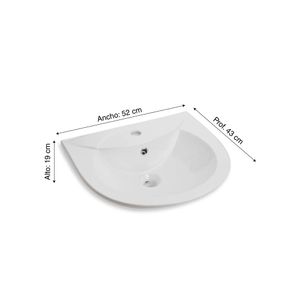 COMBO Taza + Tanque + Asiento Orange Gamma + Lavatorio Orange Índigo + Pedestal Standard Orange Blanco