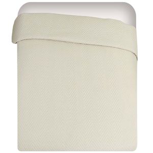 Cubrecama DECO HOME Solid Pin Cr 2 Plazas