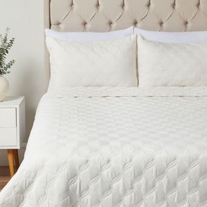 Cubrecama OI25 Pinsonic Sherpa Off White King