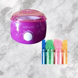 OLLA PARA CERA DEPILADORA ACKILISS COLOR FUCSIA