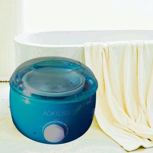 OLLA PARA CERA DEPILADORA ACKILISS COLOR TURQUESA
