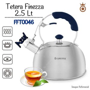Tetera Finezza De Acero Inoxidable de 2.5 Lts - FF-T0046-A