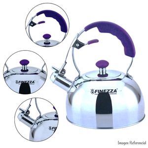 Tetera Finezza De Acero Inoxidable de 2.5 Lts - FF-T0046-M