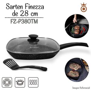 Sarten Finezza Ultragranito de 28 cm con Tapa 3 Piezas FZ-P380TM