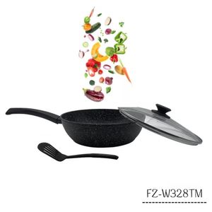 Sarten Finezza Ultragranito de 28 cm con Tapa 3 Piezas FZ-W328TM