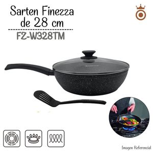 Sarten Finezza Ultragranito de 28 cm con Tapa 3 Piezas FZ-W328TM