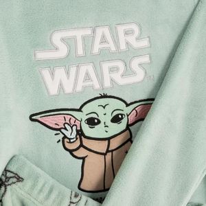 Pijama Polar Baby Yoda Star Wars - 2 piezas