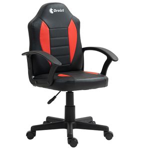 Silla Gamer Dreizt Play Series Rojo Altura Regulable