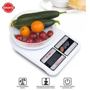 Combo balanza gramera + tazas medidoras para cocina gris