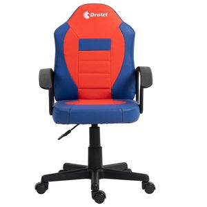 Silla Gamer Dreizt Play Series Azul Altura Regulable