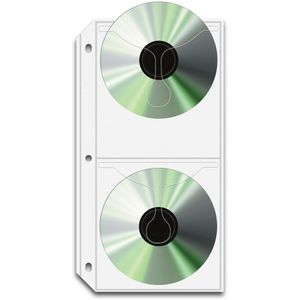 Preservador de Páginas para CD Print File CDBW4 (Paquete de 10) - Protege CDs, DVDs y CD ROMs con Bo