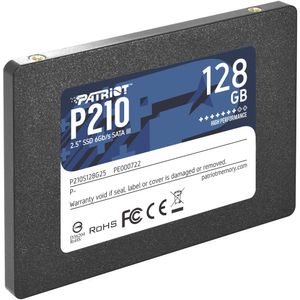 Patriot 128GB P210 SSD SATA III 2.5" - 520 MB/s Lectura, 430 MB/s Escritura