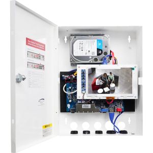 NVR de Pared Speco Technologies N8WNRLM 8 Canales 8MP con Monitor y HDD de 10TB - Soporta hasta 8 Cá