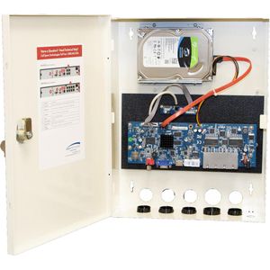 NVR de Pared Speco Technologies NRL Series 4 Canales 8MP PoE con HDD de 8TB - Soporta 14TB, Compresi