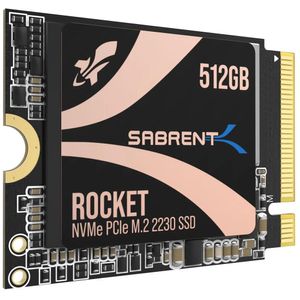 Sabrent 512GB Rocket 2230 NVMe PCIe 4.0 M.2 SSD Interno - Almacenamiento Rápido para Juegos y Uso Ge