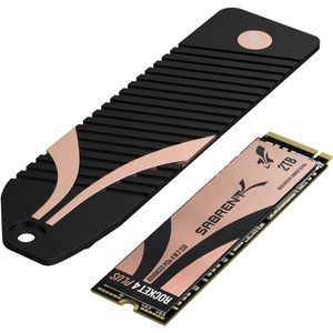Sabrent 2TB Rocket 4 Plus NVMe M.2 SSD Interno con Disipador de Calor para PlayStation 5 - Velocidad