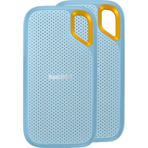 SanDisk 2TB Extreme Portable SSD V2 (Azul  , Paquete de 2) - Capacidad de Almacenamiento de 2TB,