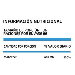 Glicinato de Magnesio 200 g + Omega Power 60 Cápsulas Blandas Mujer Aguaje