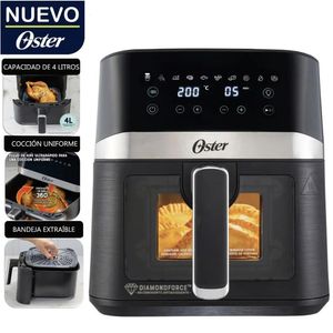 Freidora de Aire Digital con Recubrimiento DiamondForce 4LT Negro