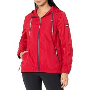 Casaca Cortavientos Tommy Hilfiger para Mujer - Rojo