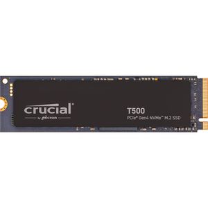 Crucial 500GB T500 SSD Interno M.2 PCIe 4.0 x4 - 7200 MB/s Lectura, 6800 MB/s Escritura, 300TB TBW