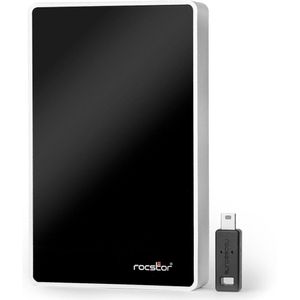 Rocstor 4TB Rocsecure EX32 SSD Portátil Encriptado USB 3.1 Gen 1 con Autenticación por Token y Prote