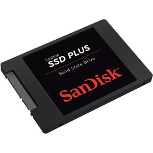SanDisk 2TB SSD Plus SATA III 2.5" Interno - 535 MB/s Lectura, 450 MB/s Escritura, Software de Clona