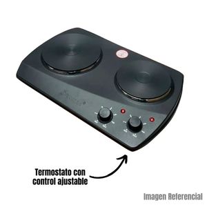 Cocina Electrica Finezza de 2 Hornillas FZ-203D3N