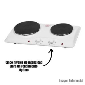 Cocina Electrica Finezza de 2 Hornillas FZ-204D4B