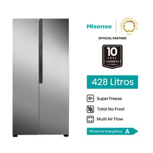Refrigeradora HISENSE 427L No Frost RS3P428NEDA Gris