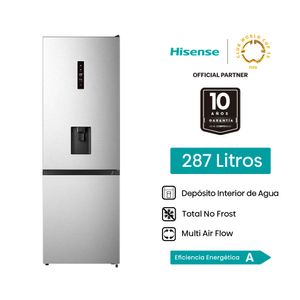Refrigeradora HISENSE 286L No Frost RB373WV6A Gris