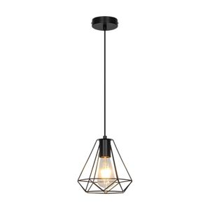 Lámpara Colgante Trendy Orange Prisma E27 Negro