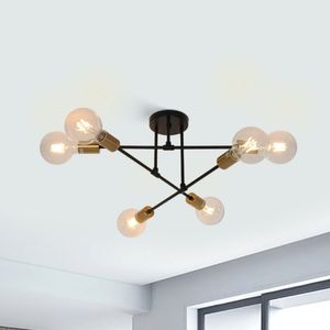 Lámpara Colgante Trendy Orange Eva E27 Negro/Oro